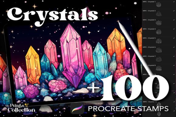 Download 100+ Procreate Crystal Stamps - Crystal stamp Collection