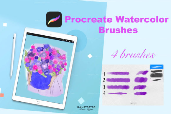 Download Procreate Watercolor Brushes - Procreate watercolor brushes Collection