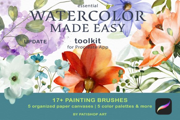Download Watercolor Brushes for Procreate - Watercolor brushes Collection