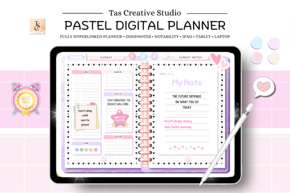 Download Undated Digital Planner IPad, Goodnotes - Premium Resources